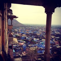 View Looking Out From Bundi Palace